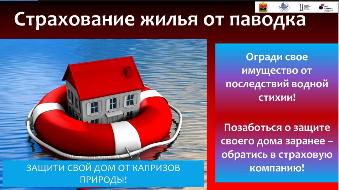 Страхование жилья от паводка.